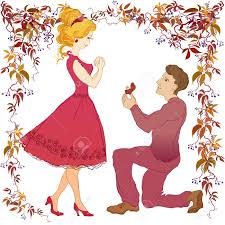 Marriage Proposal Vector Cartoon Love Story Boyfriend And His Royalty Free Cliparts Vectors And Stock Illustration Image 56631375 Lovely cartoon love couple vector free download. marriage proposal vector cartoon love story boyfriend and his