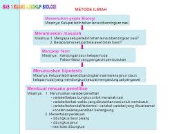 Bab 1 Ruang Lingkup Biologi Ppt Download