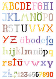 Hier geht's zur anleitung mit. Kinderwelt Alphabet Sticken Kreuzstichbuchstaben Buchstaben Sticken