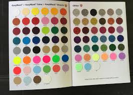 siser color chart 2019