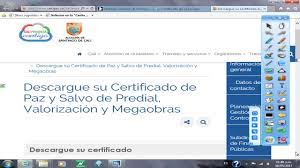 Roberto ortiz habló con el diario occidente sobre propuestas y temas de ciudad. Certificado De Paz Y Salvo Del Impuesto Predial Unificado Youtube