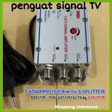 Booster antena tv sangat bermanfaat untuk pemakai televisi yang berlokasi jauh dari pemancar. Alat Penguat Sinyal Signal Tv Disambungkan Ke Antena Bosster Atau Tanpa Booster Murah Mudah Shopee Indonesia