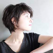 黒髪ショートヘアの人気集 面長 丸顔 前髪ありなしにcheckしよ hair ヘアカット ヘアスタイル ヘアースタイル