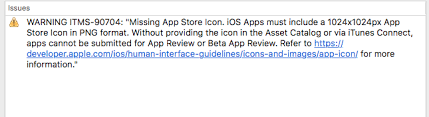 Xamarin Ios Missing App Store Icon Warning Stack Overflow