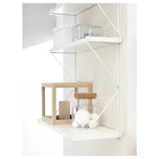 Bergshult Pershult Wall Shelf White White 80x30 Cm In 2020 White Wall Shelves Wall Shelves Shelves