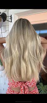 Beautiful Hand Painted Blonde Baby Lights Balyage Blonde Hair Looks Hair Looks Hair