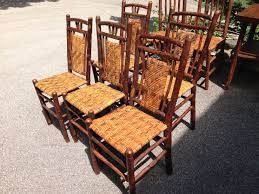 6 Old Hickory Dining Chairs Christibys Sold Hickory Furniture Old Hickory Furniture Rustic Furniture