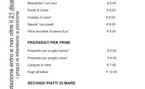 Ogni giorno un menu differente a prezzo fisso per soddisfare le esigenze di un pasto sano e biologico. Menu Del Giorno Trattovia