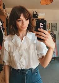 New short choppy bob hair style side view. 19 Short Brown Hairstyles Haircuts For Brunettes