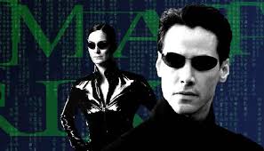 Keanu Reeves,Carrie-Annie Moss in Germany for 'The Matrix' filming