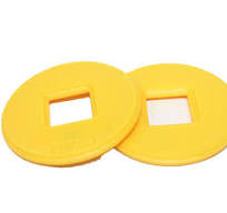 Etiquetas redondas RFID reutilizables con un agujero en la ...