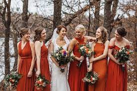 Burnt Orange Bridesmaids Dresses Mixed Matches Bridesmaid Dresses Mn Orange Bridesmaid Dress Fall Burnt Orange Bridesmaid Dresses Orange Bridesmaid Dresses