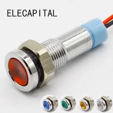 6mm Led Indicator Light 3v 6v 12v 24v 220v Signal Lamp Indicator Lights Led Indicator Led