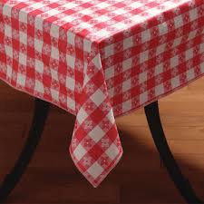 Decorate your table and make cleanup a breeze with the fall leaves vinyl tablecloth. Marko 51515252sm001 52 Square Tablecloth Vinyl Red