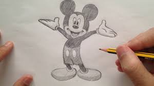 Dibujo de mickey mouse de cuerpo entero para colorear. Como Dibujar A Mickey Mouse Youtube