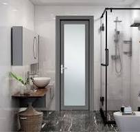 Hihaus Hot Aluminium Waterproof Frosted Glass Swing Toilet ...