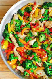 Easy Chicken And Vegetables Stir Fry Recipe Yummly Recipe Easy Stir Fry Recipes Vegetable Recipes Chicken And Vegetables