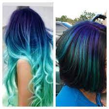 How To Dye Hair Two Different Colors Hair Cool Hairstyles Ombre Hair Color