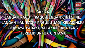 Ku pernah berjanji dengan dirimu saat itu untuk setia padamu jaga cintamu selamanya. Satuband Satu Dua Tiga Cinta Kamu Youtube