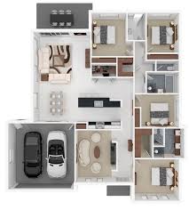 Planos De Casas En 3d Con 4 Dormitorios Casas En 3d Casa De 4 Dormitorios Hacer Planos De Casas