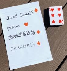 Imagine what it's going to be like playing the best golf of your life. At Home Workout With A Deck Of Cards The Blonde Side