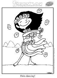 Hibiscus coloring pages coloring pages adults. Printable Hawaiian Coloring Pages Flower Coloring Pages Cool Coloring Pages Free Coloring Pages