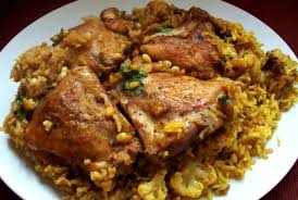 Maqluba Up Side Down Chicken Rice Recipe Food Recipes Jordanian Food