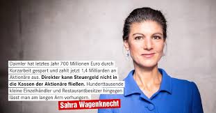 Einige mitglieder wollen die frühere fraktionsvorsitzende sogar aus der linken ausschließen. 700 Millionen Euro Sparte Daimler Sahra Wagenknecht Facebook