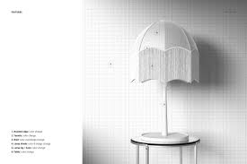 Tassel Shade Table Lamp Mockup Set Creative Market Mockup Color Design