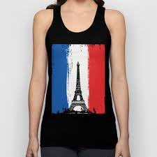 This logo design is perfect if you need travel logos, city logos, town logos or flag logos. Paris Eiffel Tower French Flag France Design Unisex Tank Top By Kayelex Society6