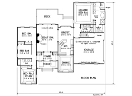 Master bedroom retreat floor plans. Split 4 Bedroom House Plan Private Master Retreat Homeplan