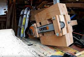 Adjustable Alaskan Chainsaw Mill Diy Homemade Didn T Want To Spend 179 So I Made My Own This Is T Chainsaw Mill Chainsaw Mill Plans Portable Chainsaw Mill