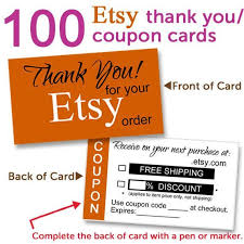 Images Of Thank You Discount Cards Etsy Shop Coupon Cards Thank You Cards 100 By Premieraelements 12 Etsy Coupon Coupons Discount Card