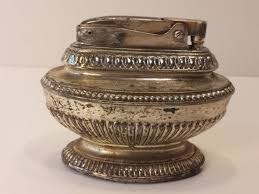 1950s Ronson Queen Anne Silverplate Table Lighter 2 Rehabbed Etsy Queen Anne Antique Table Silver Plate