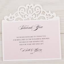Purchase a book and write down name of gift, a description and who gave it. Ruby Thank You Card Pure Invitation Wedding Invites