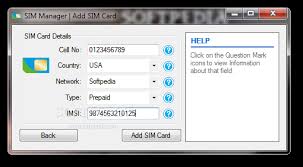 If you use a cell phone, chances are the phone has a sim (subscriber identity module) card installed. Download Sim Manager 1 0
