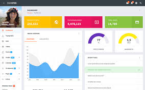 sharpen bootstrap admin template