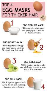 This hair mask can replenish the dull hair and can give you the strong and thick hair you desire for. 4 Egg Masks For Thicker Hair The Natural Diy