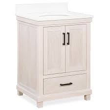 Check spelling or type a new query. Dorel Living Sunnybrooke 24 Inch Bathroom Vanity With Sink In Rustic White Dl8856 A