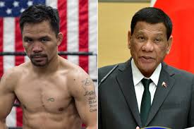 Během svého televizního projevu filipínský prezident prohlásil, že. Manny Pacquiao Emerges As Obstacle To Philippine President Duterte S Succession Plans Se Asia News Top Stories The Straits Times
