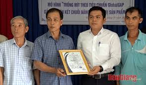 Trao giấy chứng nhận GlobalGAP cho 20ha mít siêu sớm tại xã Đại Thành