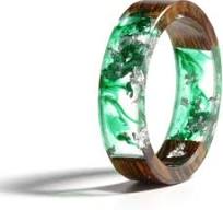 Hout Hars Ring Transparante Epoxyhars Ring Mode Handgemaakte ...