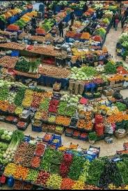Food Vegetables A Beautiful Bazar In 2020 Fruit Garden Vegetable Shop Fresh Fruits And Vegetables