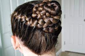 Figure Skating Hair Braided Bun Figure Skating Hair Competition Hair Cool Hairstyles