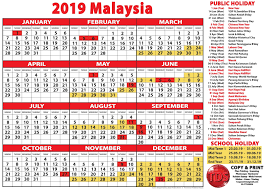 Check malaysian federal holidays for the calendar year 2019. 2019 Calendar Malaysia Kalendar 2019 Malaysia