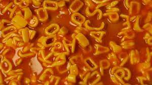 If you can't find alphabet pasta, any other small pasta will be delicious. Shutterstock