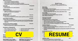 This Is The Difference Between Cv And Resume I M A Useless Info Junkie