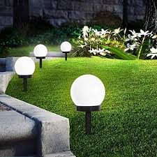 $2.00 coupon applied at checkout. Incx Solar Lights Outdoor 8 Pack Led Solar Globe Powered Garden Light Waterproof For Yard Patio Walkway Landscape In Ground Spike Pathway Cool White Buy Online In Bahamas At Bahamas Desertcart Com Productid 164858052