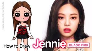 How To Draw Jennie Blackpink Kpop Follow along to learn how to draw cute jennie from blackpink easy chibi, step by step. how to draw jennie blackpink kpop