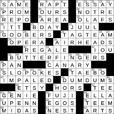 0504 21 Ny Times Crossword 4 May 21 Tuesday Nyxcrossword Com